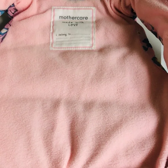 MOTHER pink puffer fleece-lined jacket . 2T-3T - Picture 7 of 8